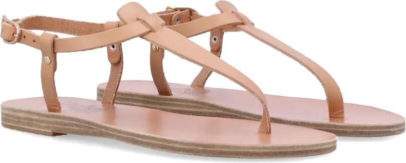 Ancient Greek Sandals Lito sandalen met gespsluiting Beige