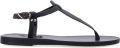 Ancient Greek Sandals Lito sandalen met gespsluiting Zwart - Zwart