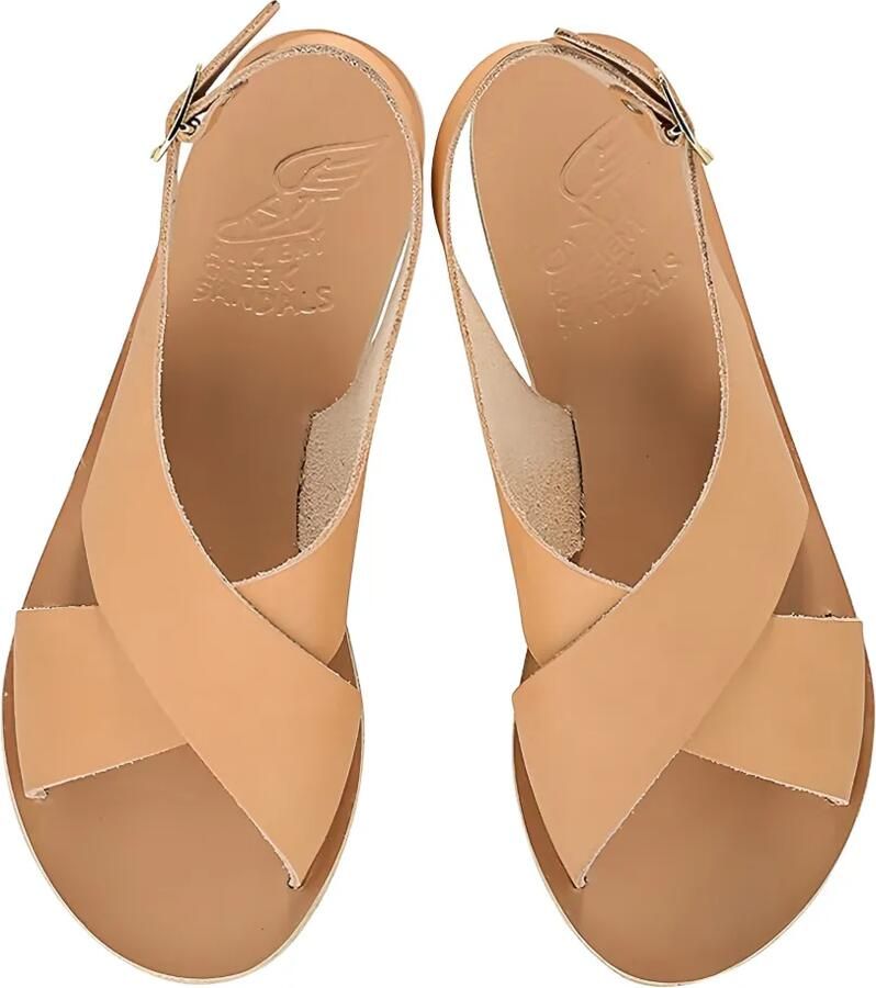 Ancient Greek Sandals Maria flat sandals Beige