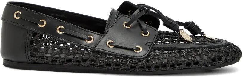 Ancient Greek Sandals Pliaria bootschoenen met ringlets Zwart