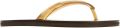 Ancient Greek Sandals Saionara jelly teenslippers Bruin - Bruin