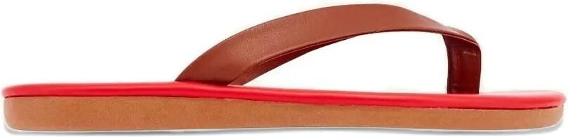 Ancient Greek Sandals Saionara leren sandalen Rood