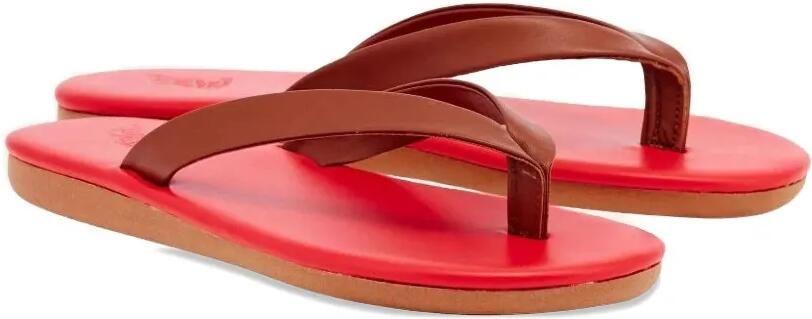 Ancient Greek Sandals Saionara leren sandalen Rood - Foto 3