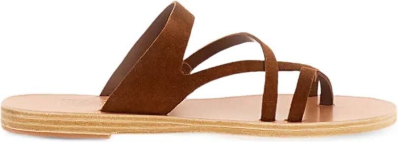 Ancient Greek Sandals Sandalen met bandjes Bruin