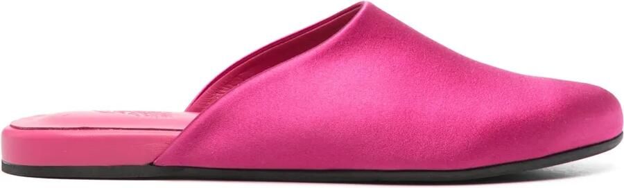 Ancient Greek Sandals Satijnen slippers Roze