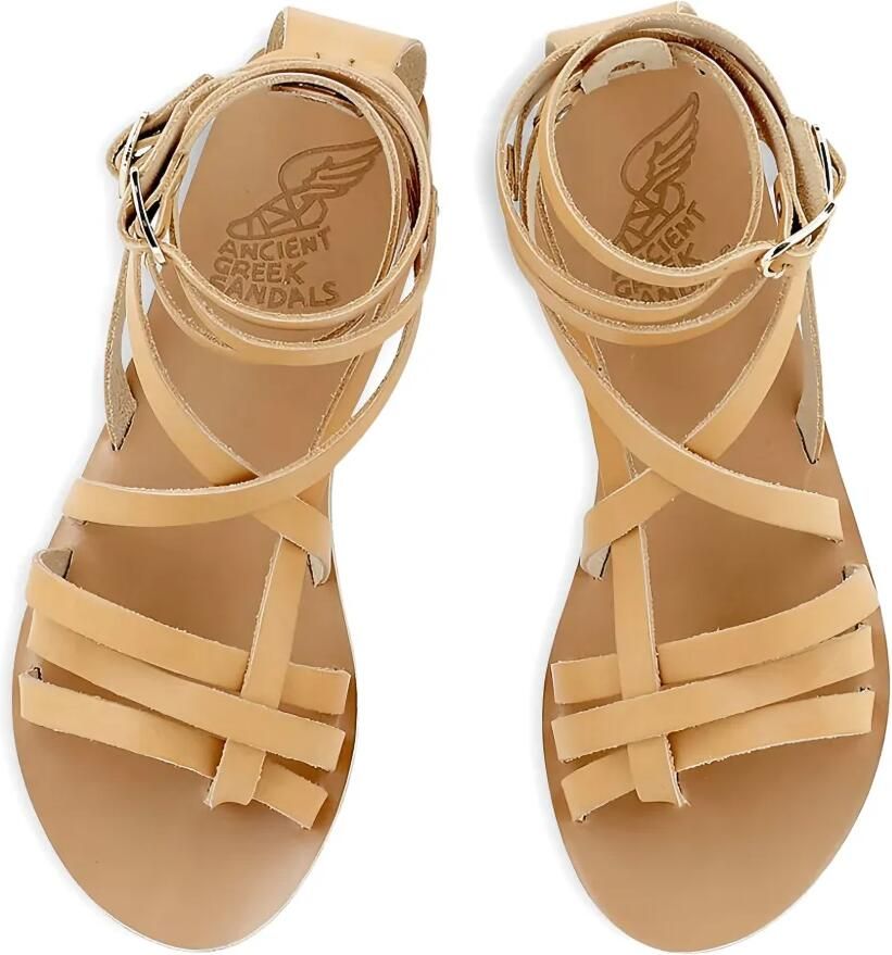 Ancient Greek Sandals Satira flat sandals Beige