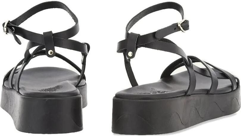 Ancient Greek Sandals Stiliani leren sandalen Zwart - Foto 3
