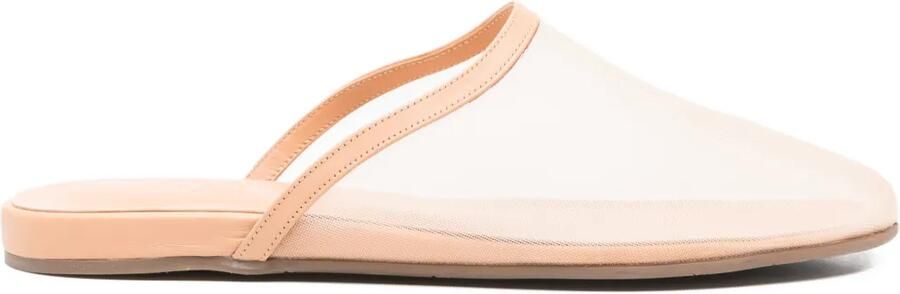 Ancient Greek Sandals The Slipper platte muiltjes Beige