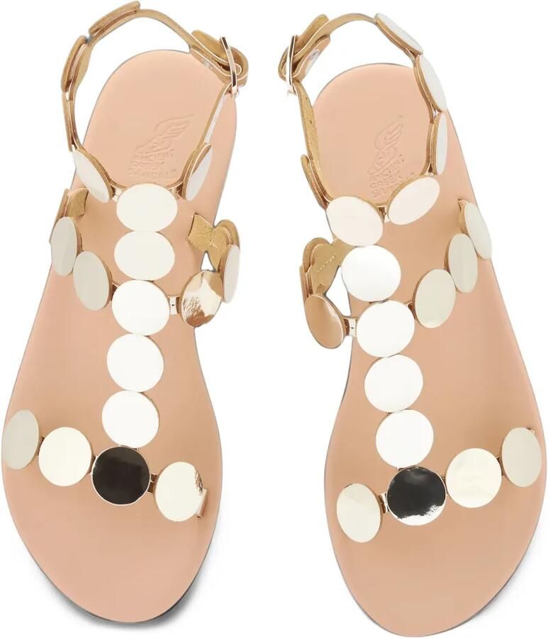 Ancient Greek Sandals Triton disc-embellished sandals Goud - Foto 3