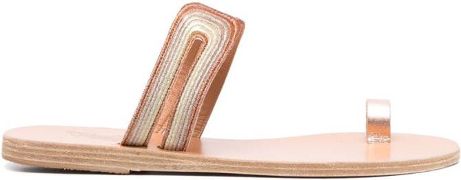 Ancient Greek Sandals Argos slippers Beige