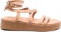 Ancient Greek Sandals Aristea sandalen met gesp Beige - Thumbnail 1