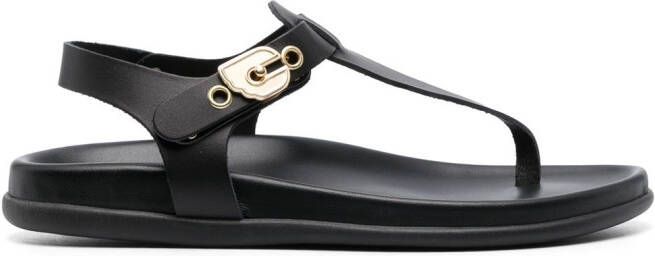 Ancient Greek Sandals Sandalen met gesp Zwart