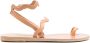 Ancient Greek Sandals Elounda leren sandalen Beige - Thumbnail 1