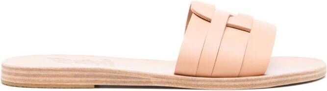 Ancient Greek Sandals Filenada leren slippers Beige