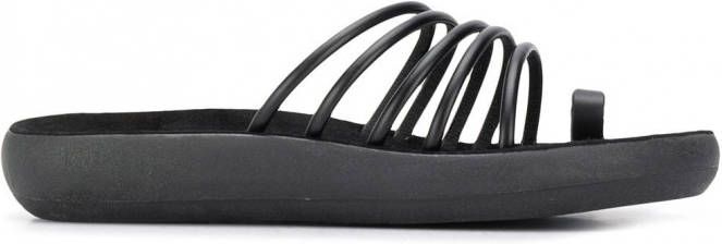Ancient Greek Sandals Hypatia sandalen met bandjes Zwart