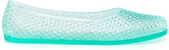 Ancient Greek Sandals Iro jelly ballerina's AQUA