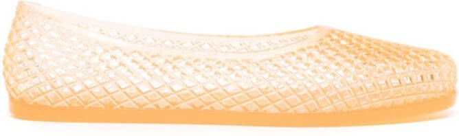 Ancient Greek Sandals Iro jelly ballerina's Orange