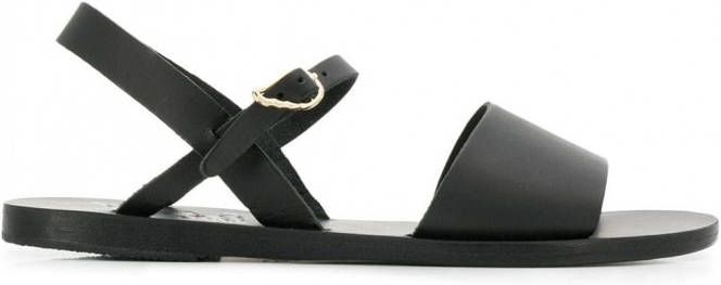 Ancient Greek Sandals Kaliroi sandalen Zwart