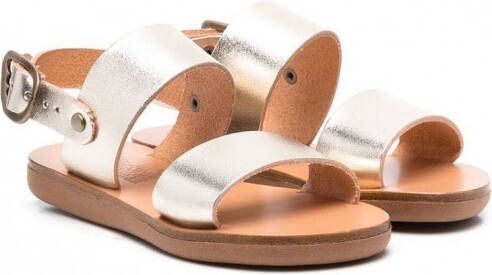 ANCIENT GREEK SANDALS KIDS Clio sandalen met open neus Goud