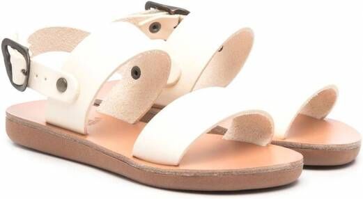 ANCIENT GREEK SANDALS KIDS Clio sandalen met open neus Wit