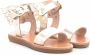 ANCIENT GREEK SANDALS KIDS Ikaria sandalen met open neus Zilver - Thumbnail 1