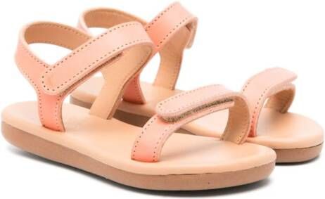 ANCIENT GREEK SANDALS KIDS Little Poros leren sandalen Oranje