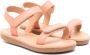 ANCIENT GREEK SANDALS KIDS Little Poros leather sandals Oranje - Thumbnail 1