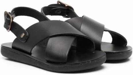 ANCIENT GREEK SANDALS KIDS Maria sandalen met open neus Zwart