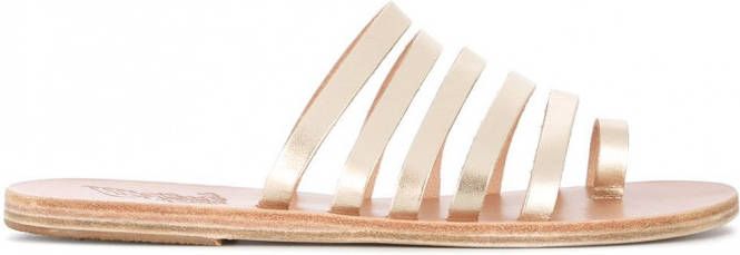 Ancient Greek Sandals Niki slippers Metallic