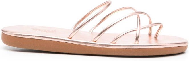Ancient Greek Sandals Pu slip-on sandalen Roze
