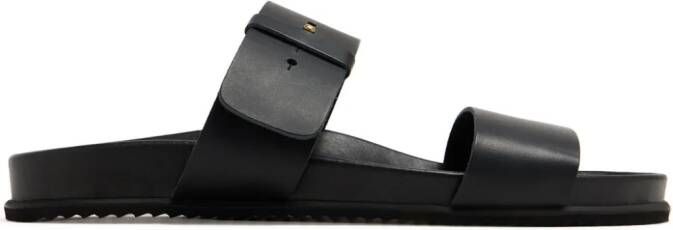 Ancient Greek Sandals Leren sandalen Zwart