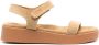 Ancient Greek Sandals Salamina suède sandalen Beige - Thumbnail 1
