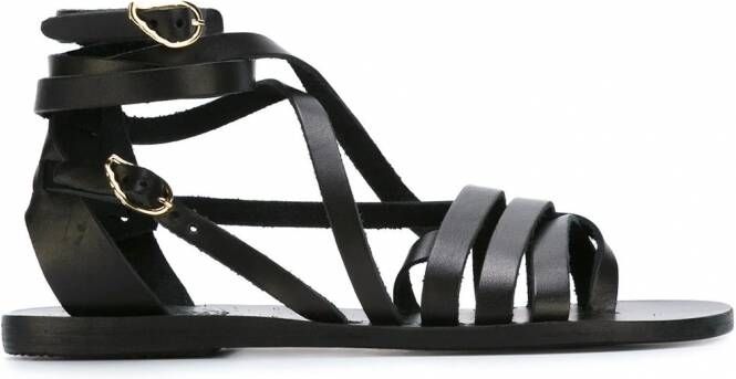 Ancient Greek Sandals 'Satira' sandals Zwart