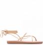 Ancient Greek Sandals String teenslippers Beige - Thumbnail 1