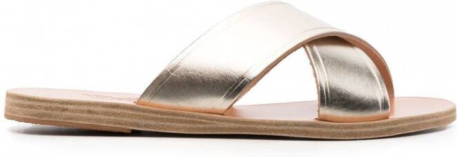 Ancient Greek Sandals Thais sandalen met metallic-effect Goud