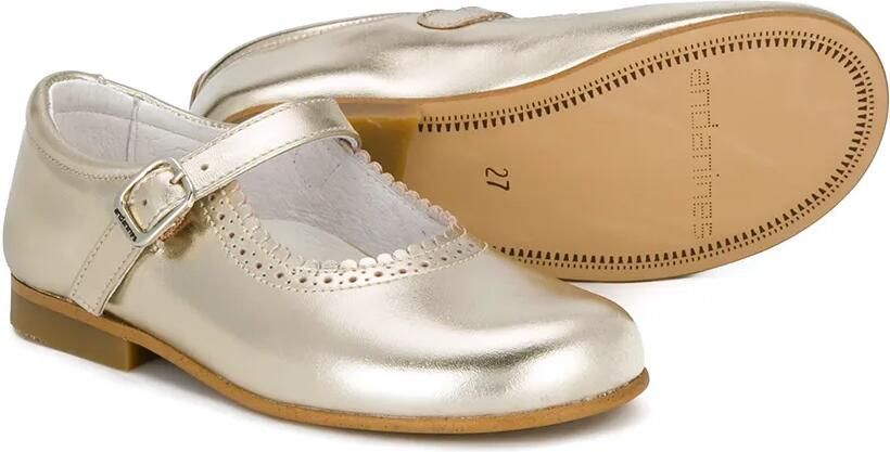 ANDANINES Ballerina's met gewelfd detail Metallic - Foto 3