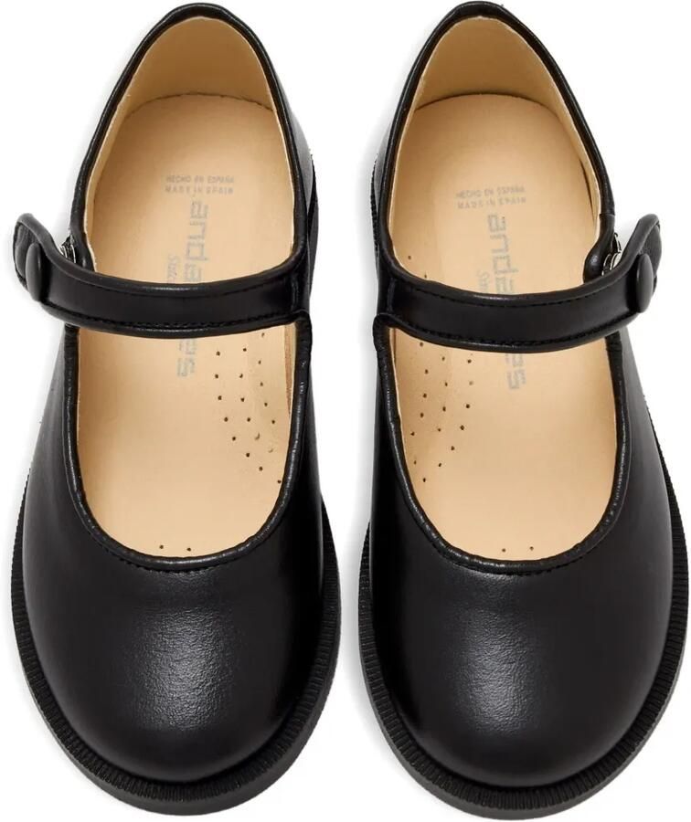 ANDANINES Ballerina's met knoopsluiting Zwart - Foto 2
