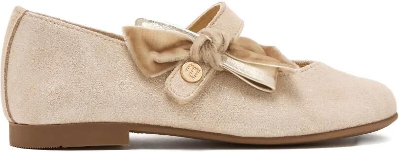 ANDANINES Ballerina's met strikdetail Beige