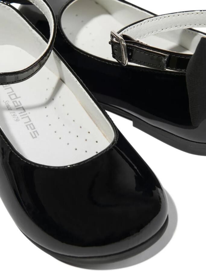 ANDANINES Ballerina's met strikdetail Zwart - Foto 2