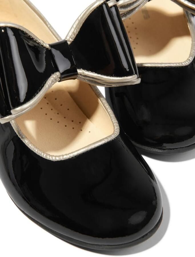 ANDANINES Ballerina's met strikdetail Zwart - Foto 2