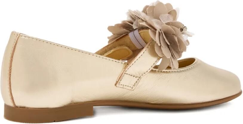 ANDANINES Ballerina's verfraaid met bloe Goud - Foto 4