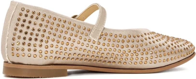 ANDANINES Ballerina's verfraaid met kristallen Beige - Foto 4