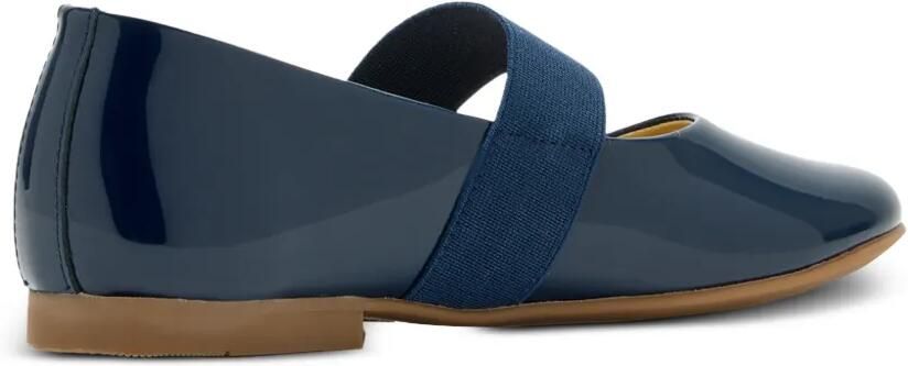 ANDANINES Lakleren ballerina's met strikdetail Blauw - Foto 4