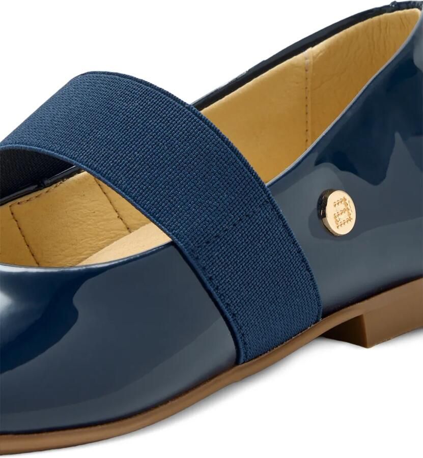 ANDANINES Lakleren ballerina's met strikdetail Blauw - Foto 2
