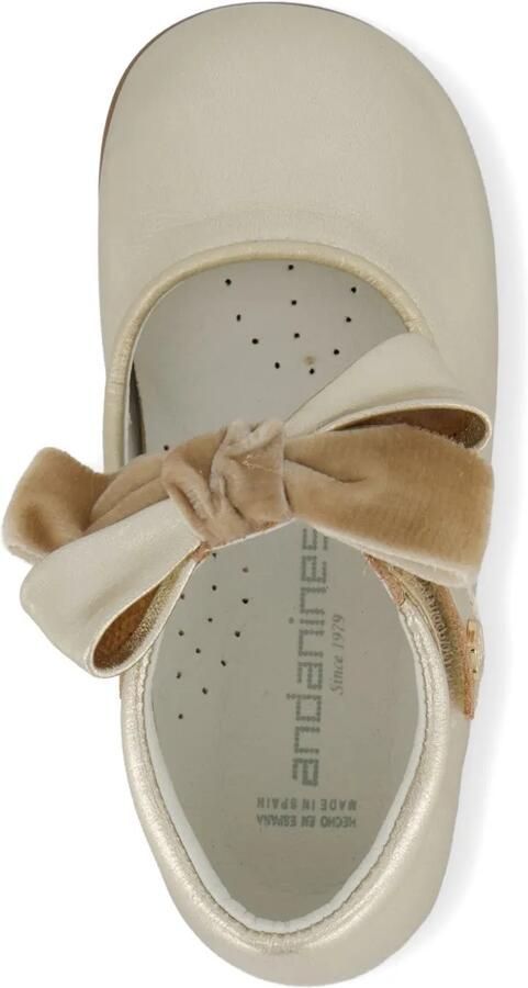 ANDANINES Leren ballerina's Beige - Foto 2