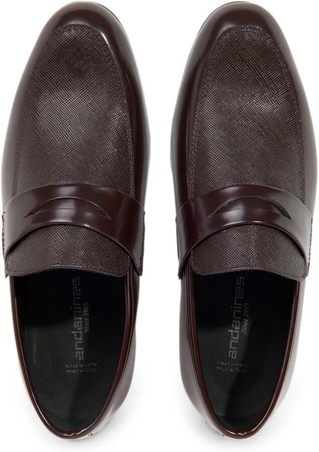 ANDANINES Leren loafers Bruin - Foto 3
