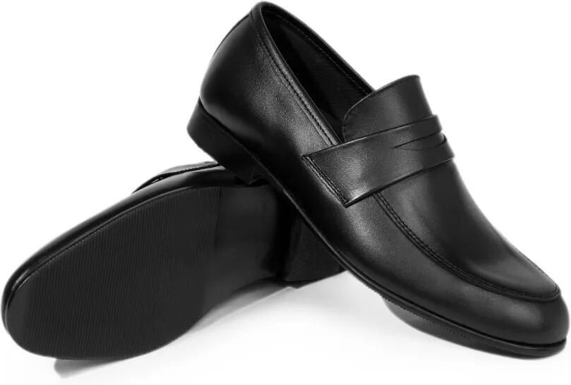 ANDANINES Leren loafers Zwart - Foto 4