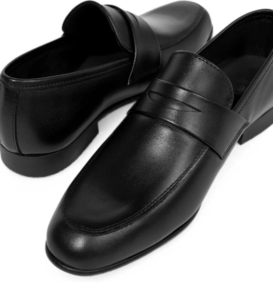 ANDANINES Leren loafers Zwart - Foto 2