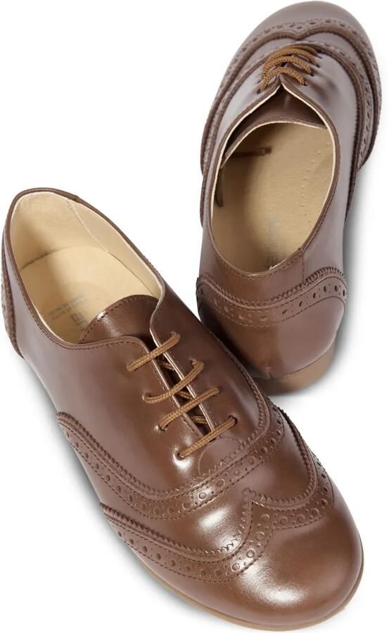 ANDANINES Wingtip loafers met veters Bruin - Foto 3