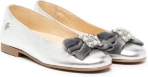 ANDANINES Ballerina's met strikdetail Goud